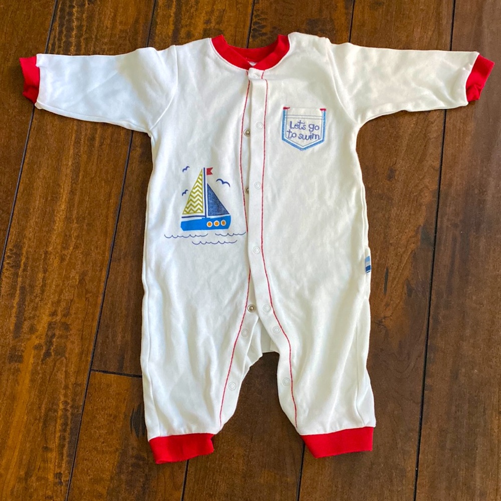 One piece unisex baby outfit